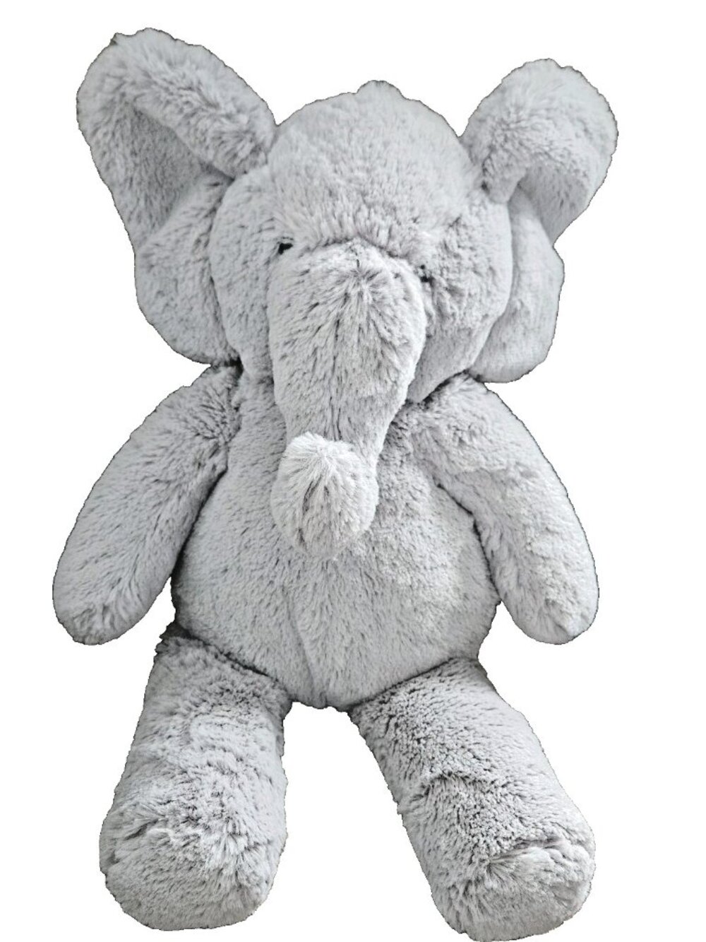 Pottery Barn Kids Elephant Plush Stuffed Animal Gray 11" PBK Grey
